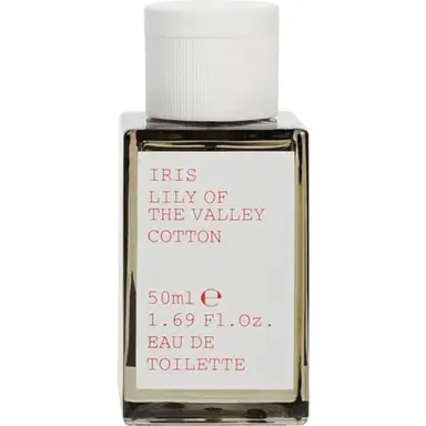 Iris Lily of the Valley Cotton by Korres bottle