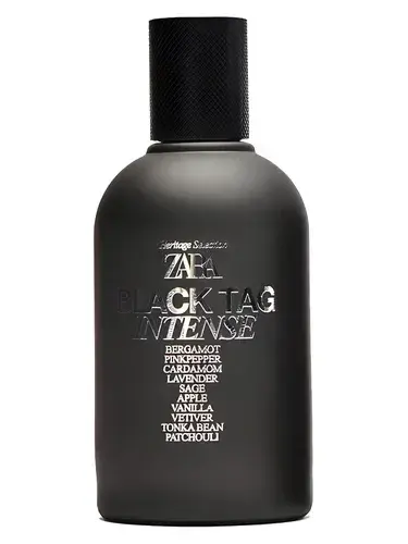 Black Tag Intense 2022 by Zara bottle