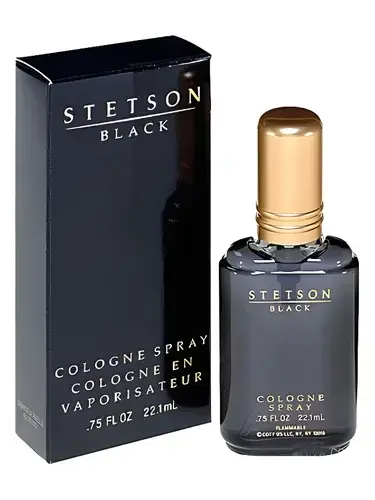 Stetson Black by Coty bottle