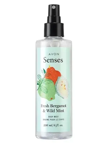 Senses Fresh Bergamot & Wild Mint by Avon bottle