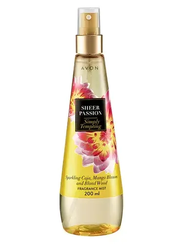 Sheer Passion Simply Tempting by Avon bottle