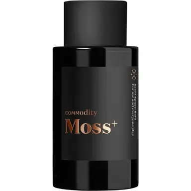 Moss + by Commodity bottle