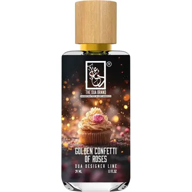Golden Confetti of Roses by The Dua Brand bottle