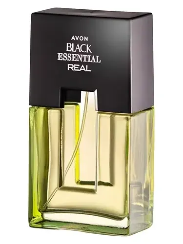 Black Essential Real by Avon bottle