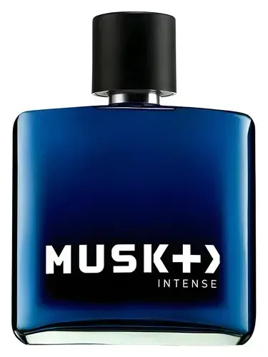 Musk + > Intense by Avon bottle
