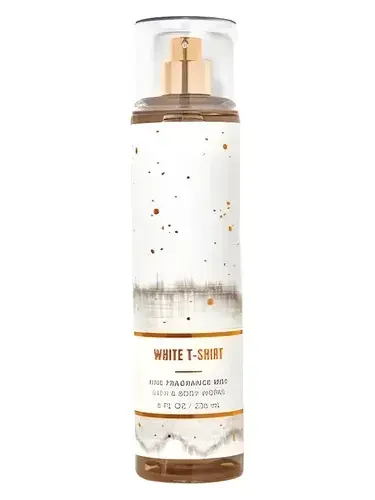 White T-Shirt by Bath & Body Works bottle