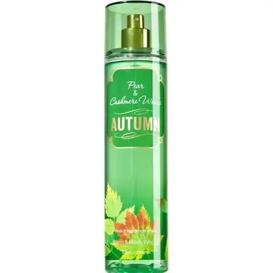 Autumn Pear & Cashmere Woods by Bath & Body Works bottle