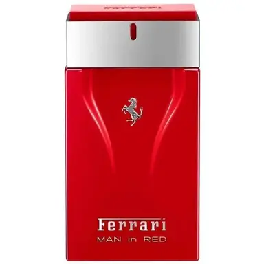 Ferrari Man in Red by Ferrari bottle