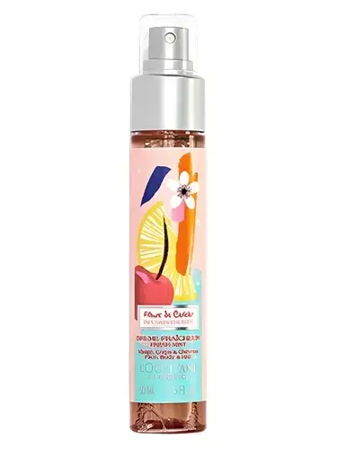 Brume Fraîcheur Parfumée Fleurs de Cerisier Infusion Fruitée by L'Occitane en Provence bottle