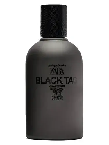 Black Tag 2022 by Zara bottle