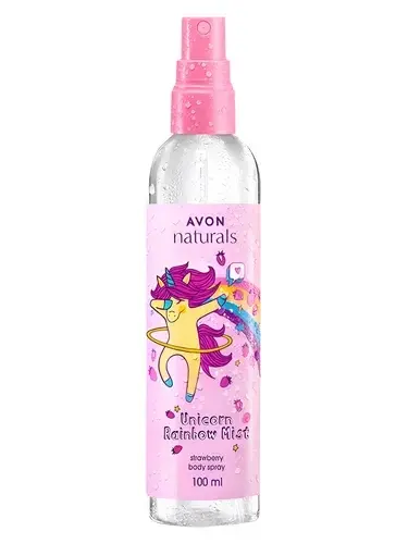 Unicorn Rainbow Mist by Avon bottle