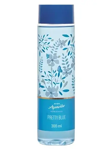 Pretty Blue by Avon bottle