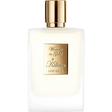 Woman in Gold Hair Mist by Kilian bottle