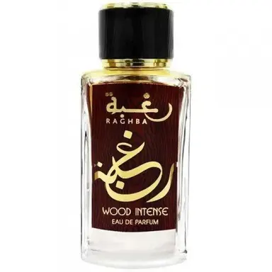 Raghba Wood Intense by Lattafa bottle