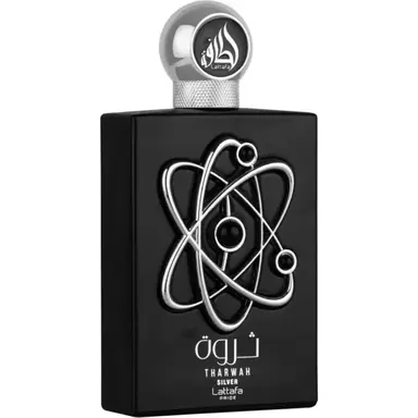 Tharwah Silver by Lattafa bottle