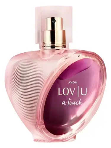 LOV | U a Touch by Avon bottle