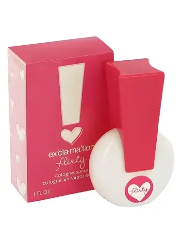 Ex'cla-ma'tion Flirty by Coty bottle