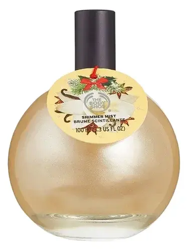 Vanilla Chai Shimmer Mist by The Body Shop bottle