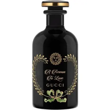 A Reason To Love by Gucci bottle