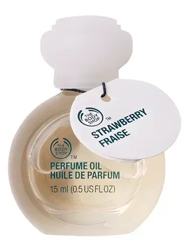 Strawberry Perfume Oil by The Body Shop bottle