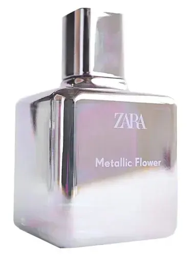 Metallic Flower by Zara bottle