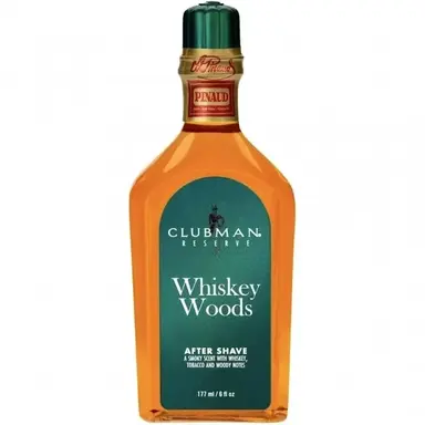Clubman Reserve Whiskey Woods by Pinaud Clubman bottle