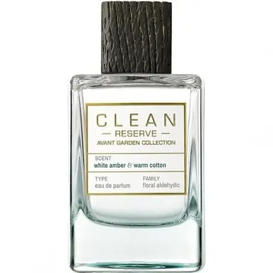 White Amber & Warm Cotton by Clean bottle