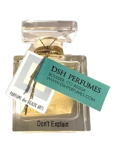 Don't Explain by Dsh Perfumes bottle