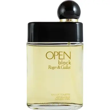 Open Black by Roger & Gallet bottle