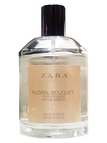 Floral Bouquet For a Sunset in The Market by Zara bottle