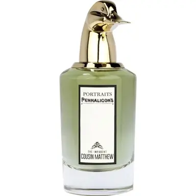 The Impudent Cousin Matthew by Penhaligon's bottle