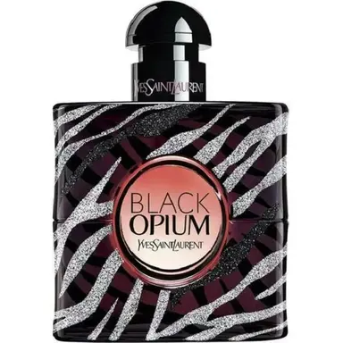 Black Opium Zebra Collector by Yves Saint Laurent bottle