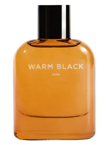 Warm Black by Zara bottle