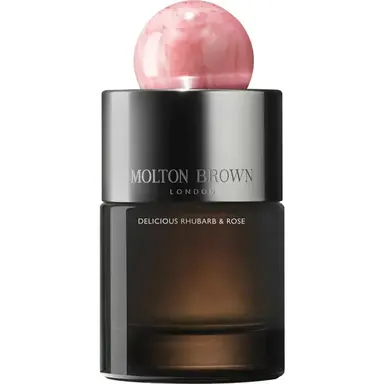 Delicious Rhubarb & Rose Eau de Parfum by Molton Brown bottle