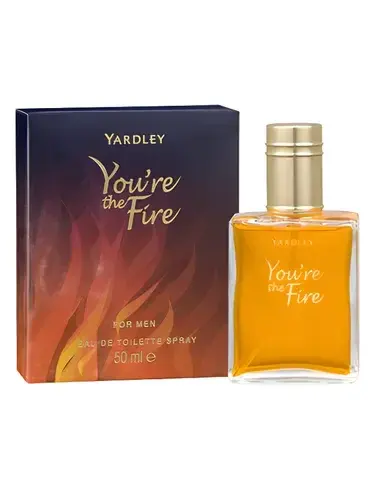 You’re the Fire For Men by Yardley bottle