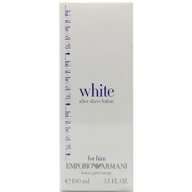 Emporio Armani White for Him After Shave Lotion by Giorgio Armani bottle