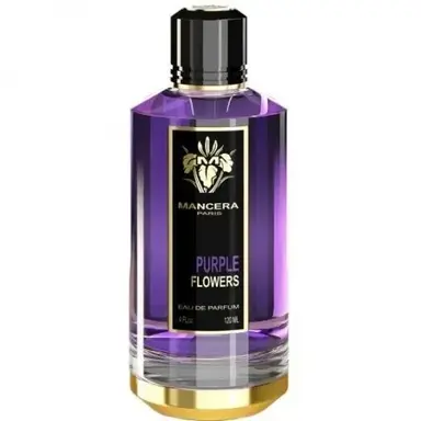 Purple Flowers by Mancera bottle