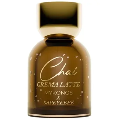 Mykonos x Sapeyeeee - Chai Crema Latte by Mykonos bottle