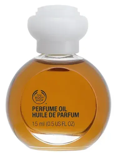 Woody Sandalwood Perfume Oil by The Body Shop bottle