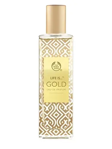 Life is Gold by The Body Shop bottle