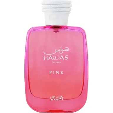 Hawas Pink by Rasasi bottle