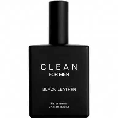 Clean For Men Black Leather by Clean bottle
