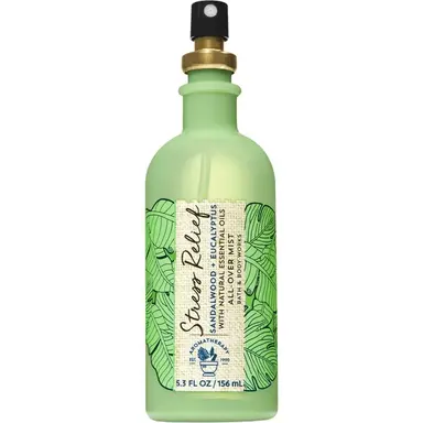 Stress Relief - Sandalwood + Eucalyptus by Bath & Body Works bottle