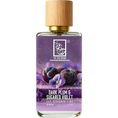 Dark Plum & Sugared Violet by The Dua Brand bottle