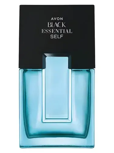 Black Essential Self by Avon bottle