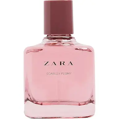 Scarlet Peony by Zara bottle