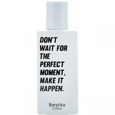 Don't Wait For The Perfect Moment, Make It Happen. by Bershka bottle