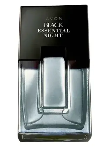 Black Essential Night by Avon bottle