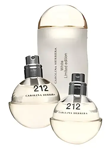 212 White by Carolina Herrera bottle