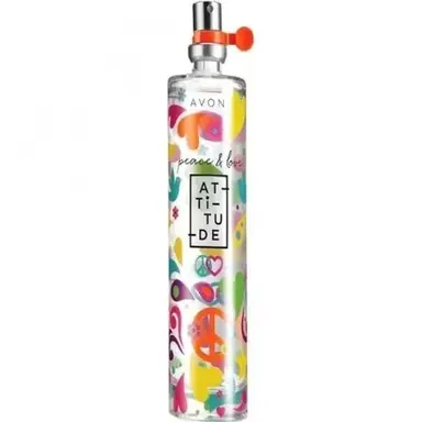 Peace & Love Attitude by Avon bottle
